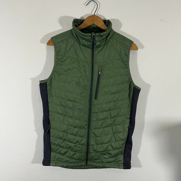 Columbia Other - Columbia Men's Omni Heat Cascade Trail II Hybrid Green Vest Size S Style XO0686